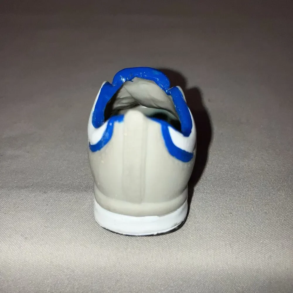 Collectible Miniature Mini DC Shoe Single Only Rare Good Shape Blue White Gray